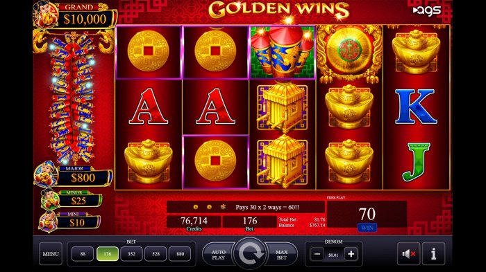 Golden slot wins ags demo win slots casinosanalyzer gaming play